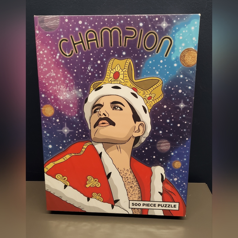 Freddie Mercury Champion 500 Piece Puzzle The Found We Are The Champions Queen